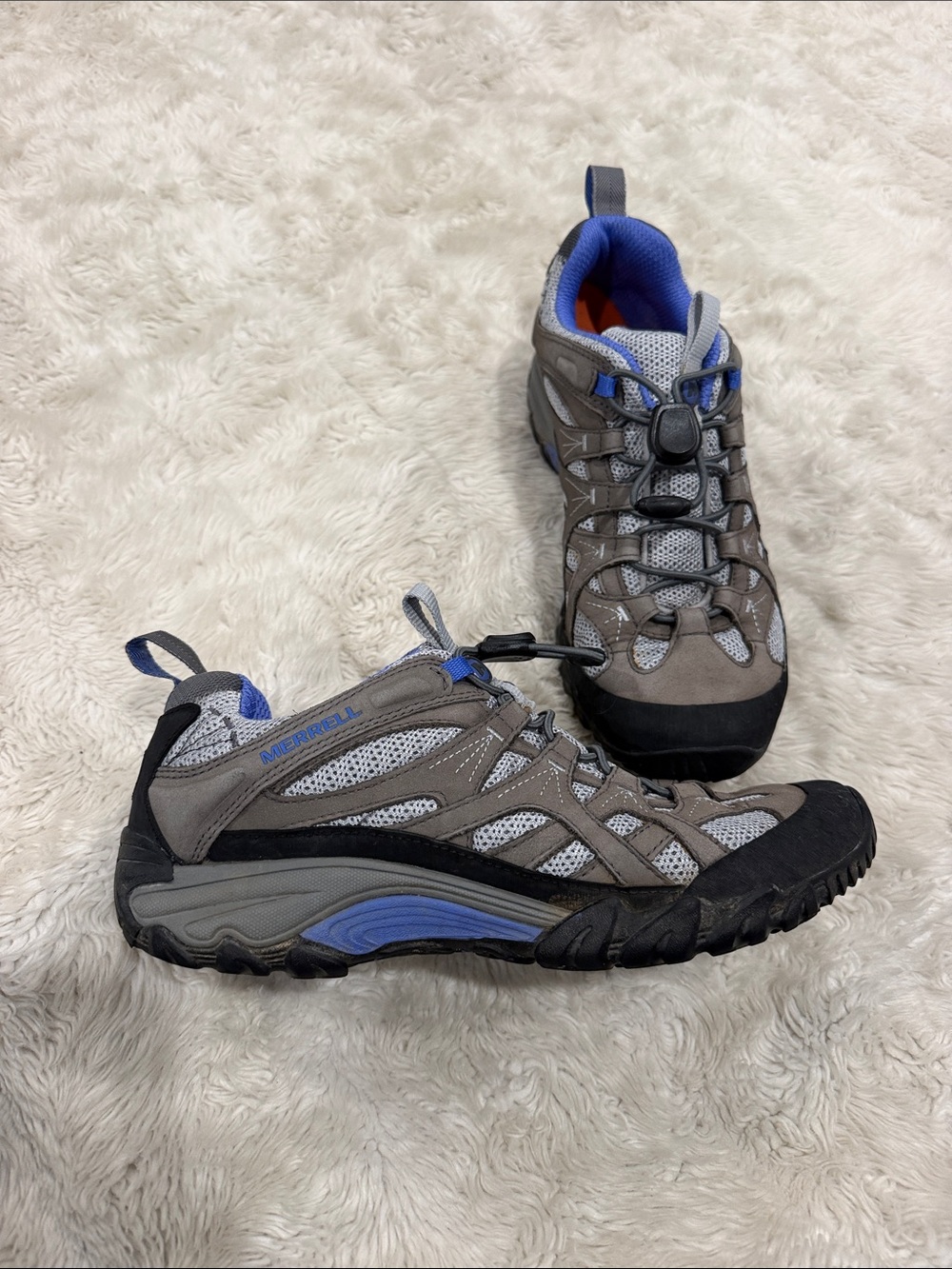 Merrell Chameleon Arc Ventilator women's hiking shoes Size 8.5 in gray and blue